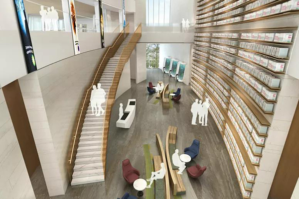 草莓视频官网在线观看展示家具案例丨杭州建德图书馆家具工程配套：以空间为载舟，寻找阅览之境