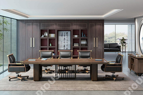 新品-新中式板木会议桌-行云系列-草莓视频官网在线观看家具